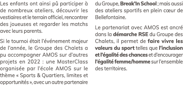 Les enfants ont ainsi p participer   de nombreux ateliers, d couvrir les vestiaires et le terrain officiel, rencontr...