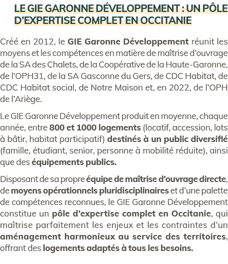 Le GIE Garonne D veloppement : un p le d’expertise complet en Occitanie Cr  en 2012, le GIE Garonne D veloppement r ...