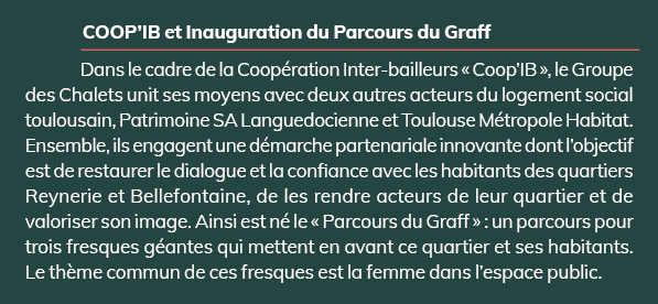 COOP’IB et Inauguration du Parcours du Graff Dans le cadre de la Coop ration Inter bailleurs « Coop’IB », le Groupe d...